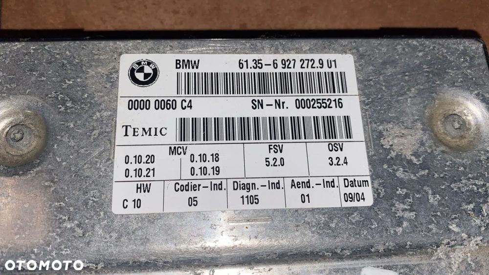 BMW E60 E61 E65 E66 MODUŁ STEROWNIK FOTELA 6927272 - 4