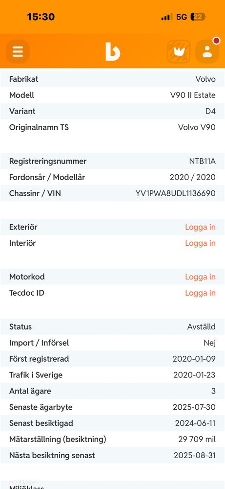 Volvo V90 D4 Geartronic Inscription - 10