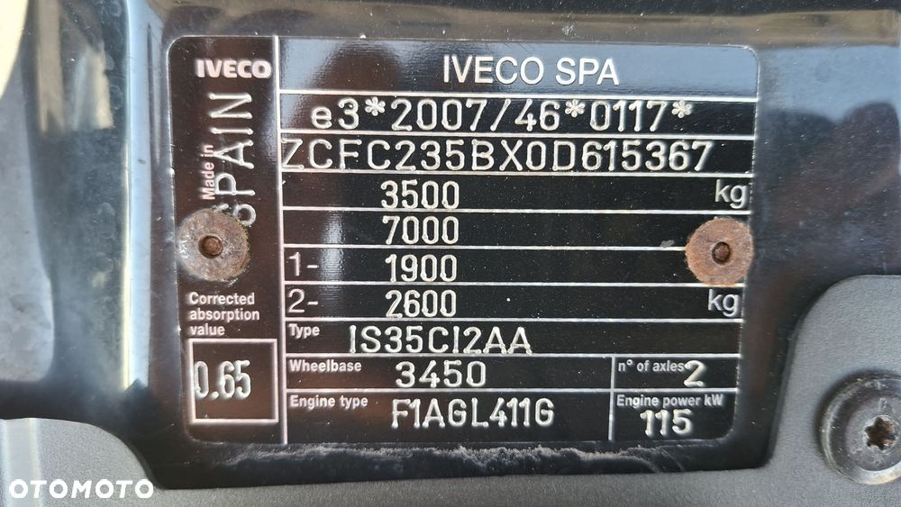 Iveco DAILY 35C16, 35C15, 35C14, 35C13 - 13