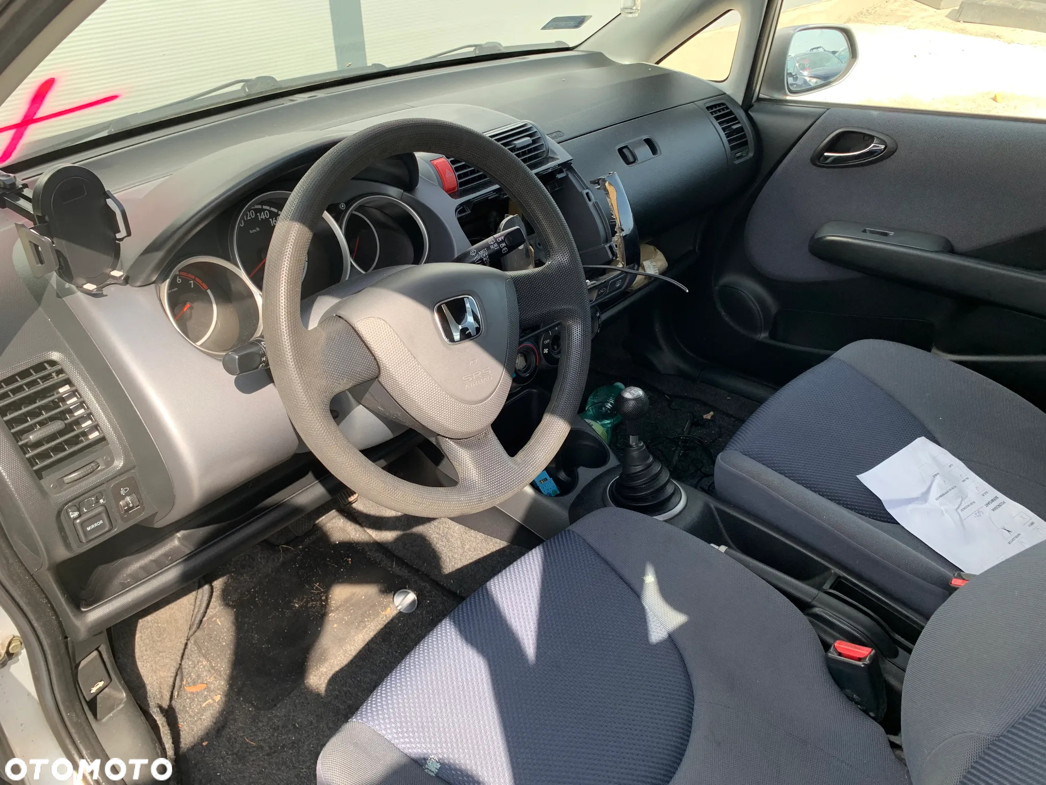 HONDA JAZZ 2004 1.2 *SAMOCHÓD NA CZĘŚCI* 1151 MASKA LAMPA DRZWI LUSTERKO ZDERZAK GRILL BŁOTNIK KLAPA BELKA PRAWE LEWE PRZÓD TYŁ - 5