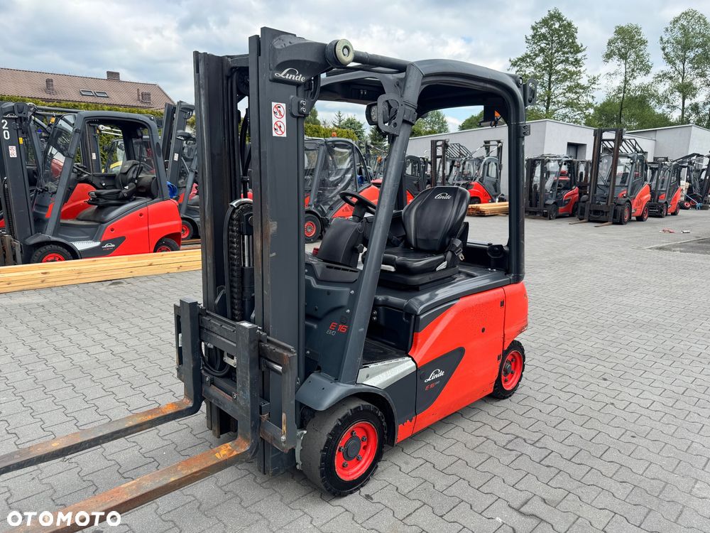 Linde Linde E16P Evo 6030mth 2020 triplex wolny skok h20 h18 toyot