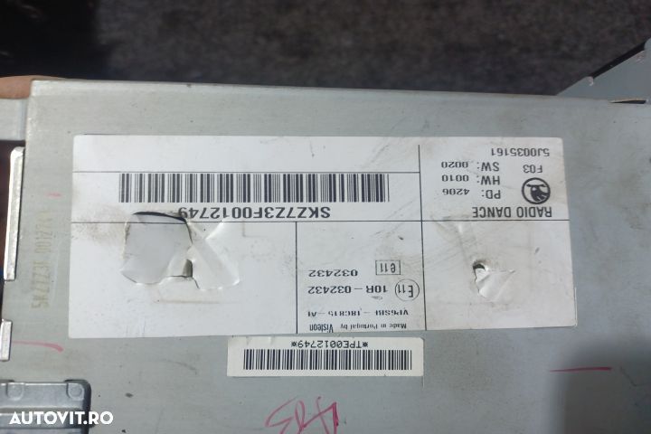 Radio cd 5J0035161 Skoda Fabia 5J [2007 - 2010] Combi wagon 5-usi 1.4 - 4