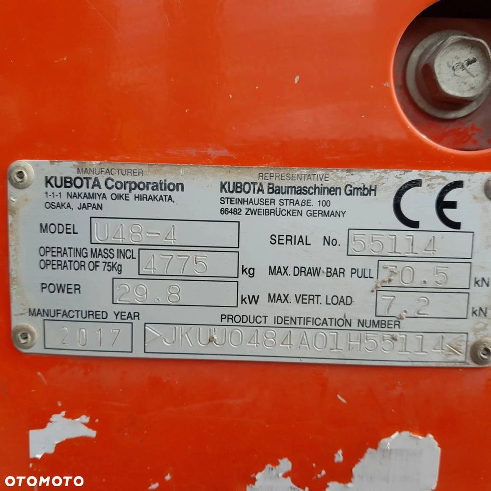 Kubota U 48-4 - 7