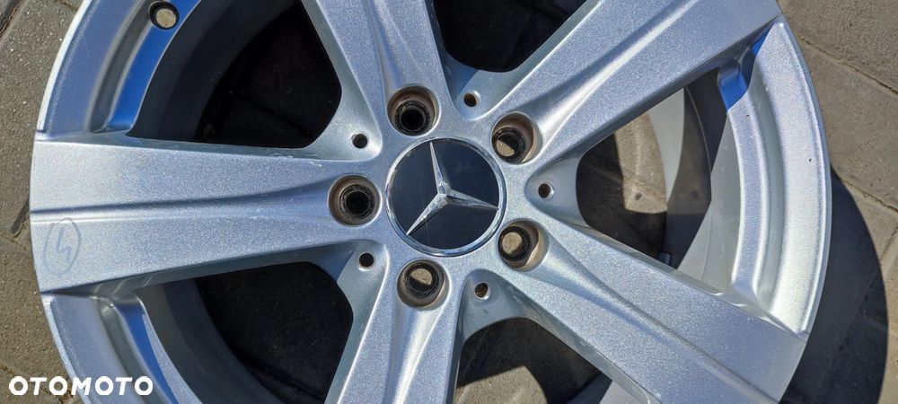 FELGI ALUMNIOWE 7Jx17 CALI ET44,5 fi 66,6 2064017200 MERCEDES C KLASA E KLASA I INNE KOMPLET 4 SZTUKI - 6