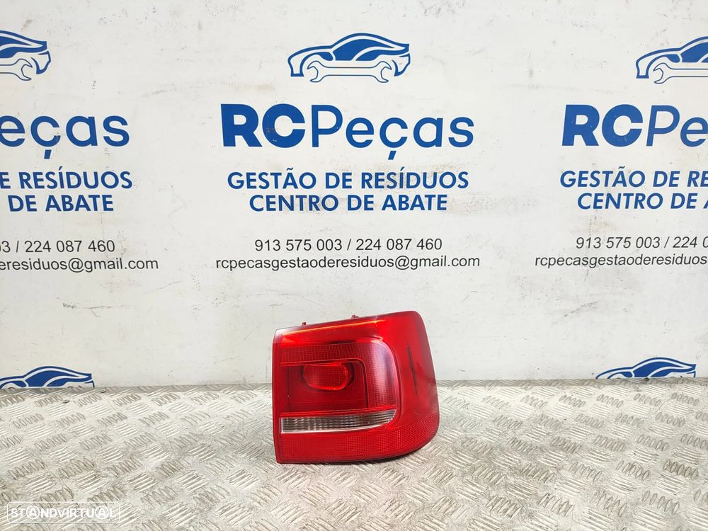Farolim traseiro trás direito original VW Volkswagen Touran Mk1 1T3 Fase 3 de 2010 a 2015