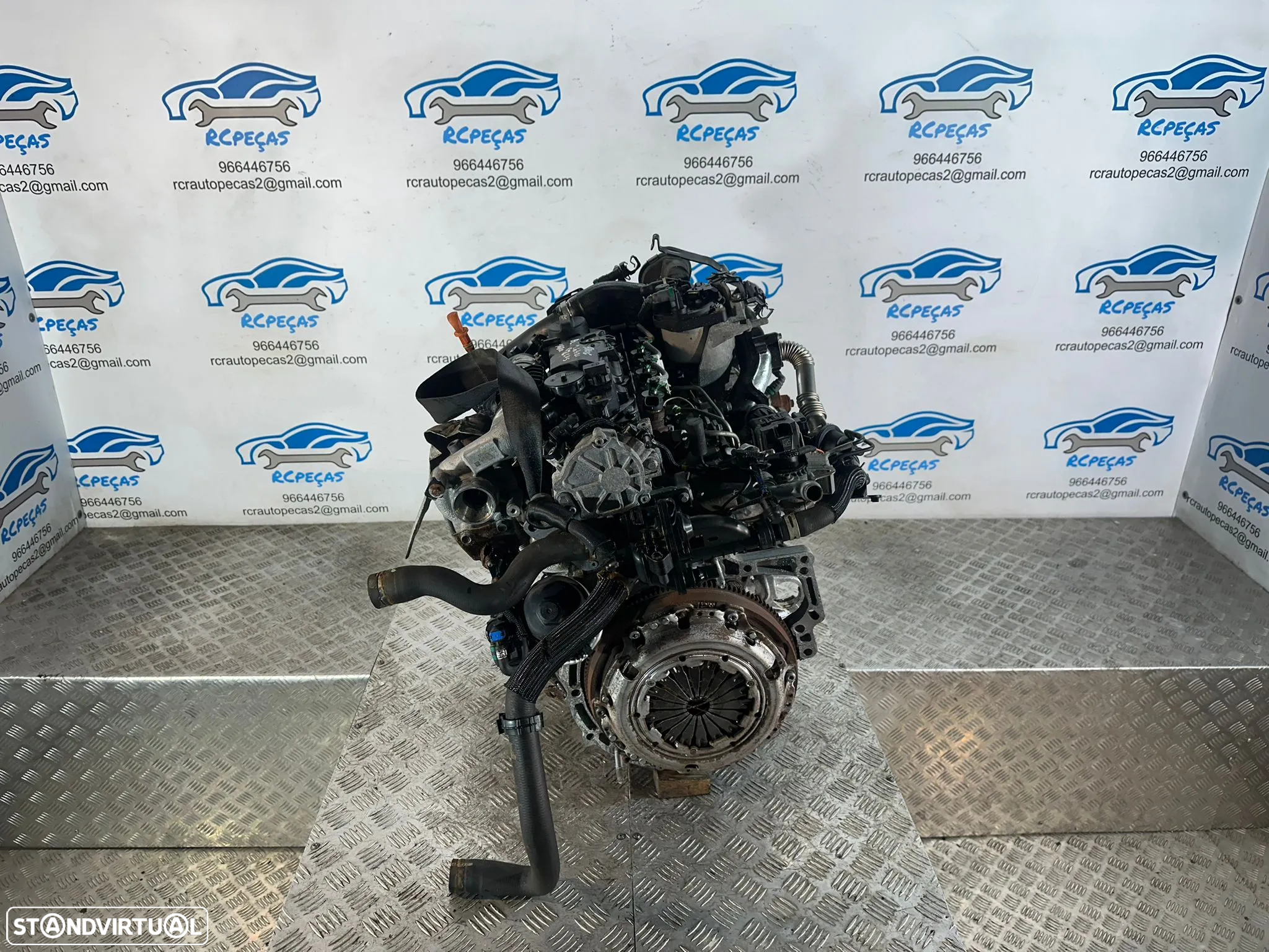 .Motor Completo 9H06 PSA Peugeot Citroen 1.6 HDI 8v 92cv Bosch - 8
