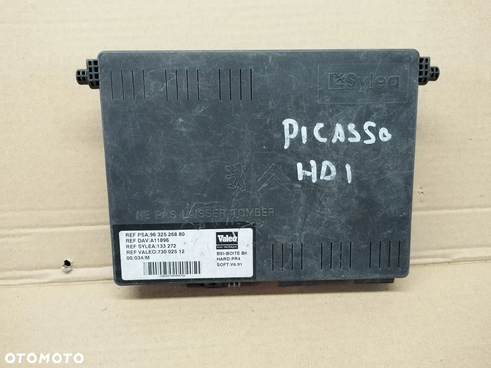 SKRZYNKA MODUŁ BSI CITROEN XSARA PICASSO 9632526880 - 2