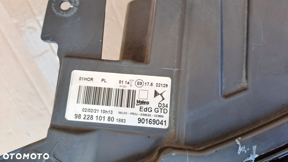 CITROEN DS3 CROSSBACK 2018- LEWA PRZEDNIA LAMPA 9822810180 UŻYWANA - 5