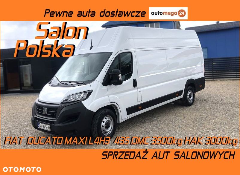 Fiat DUCATO L4H3 MAXI 17m3 LONG WZMOCNIONY HAK-3t. Silnik Euro6 Homologacja VAT-1 Serwis ASO FIAT GWARANCJA - 1