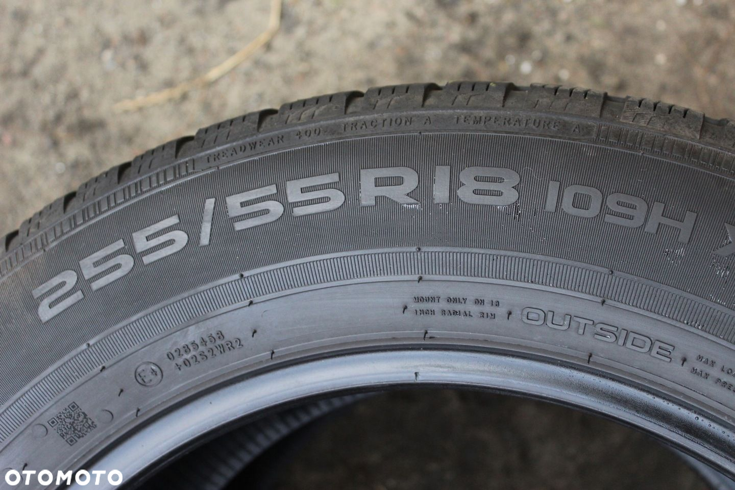 4x 255/55R18 NOKIAN WR A4 109H XL 20r 6mm - 7