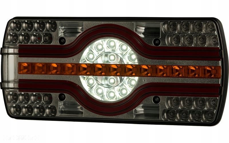 lampa zespolona ze światłem oświetlenia tablicy (led) 12/24v prawy - 6