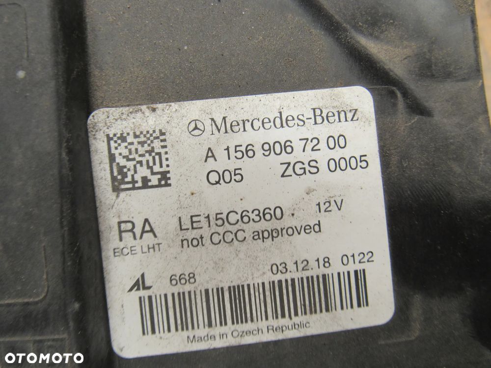 mercedes gla w156 przednia lampa prawa lewa uk - 2