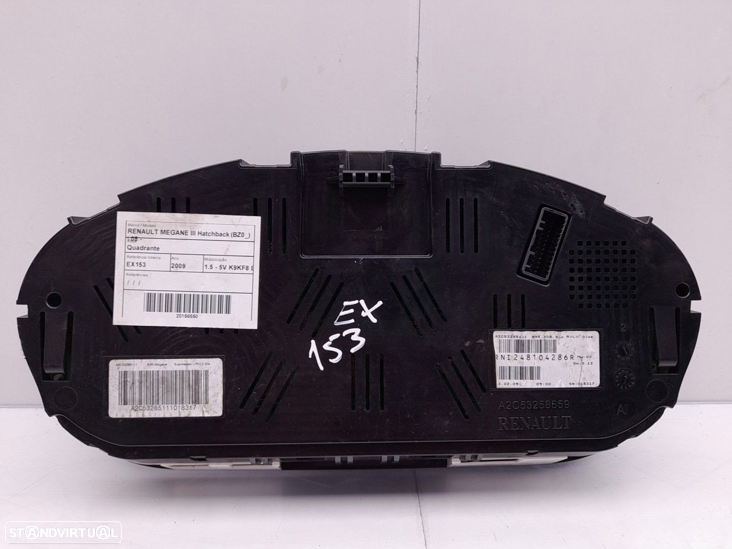 Quadrante / painel de instrumentos RENAULT Megane III (BZ0_) - 2