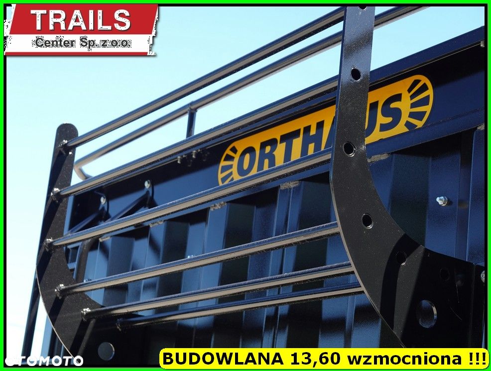 Orthaus Pokład 13,60 m, MOCNA KRATOWNICA, burty aluminiowe !!! - 12