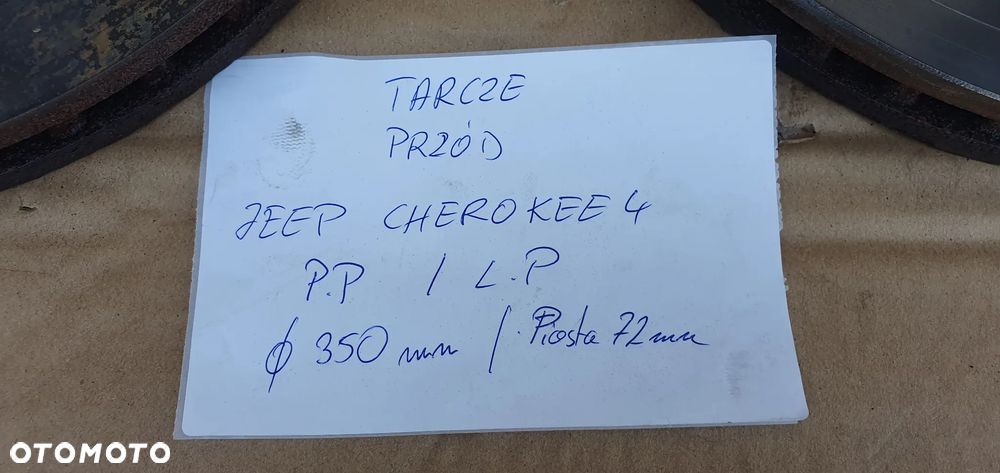 Tarcze hamulcowe klocki przód przednie Jeep Grand Cherokee IV WK2 - 10