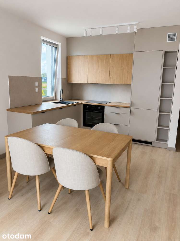 Nowe, gotowe urządzone mieszkanie, 62m, klima, fotowoltaika, 2 miejsca