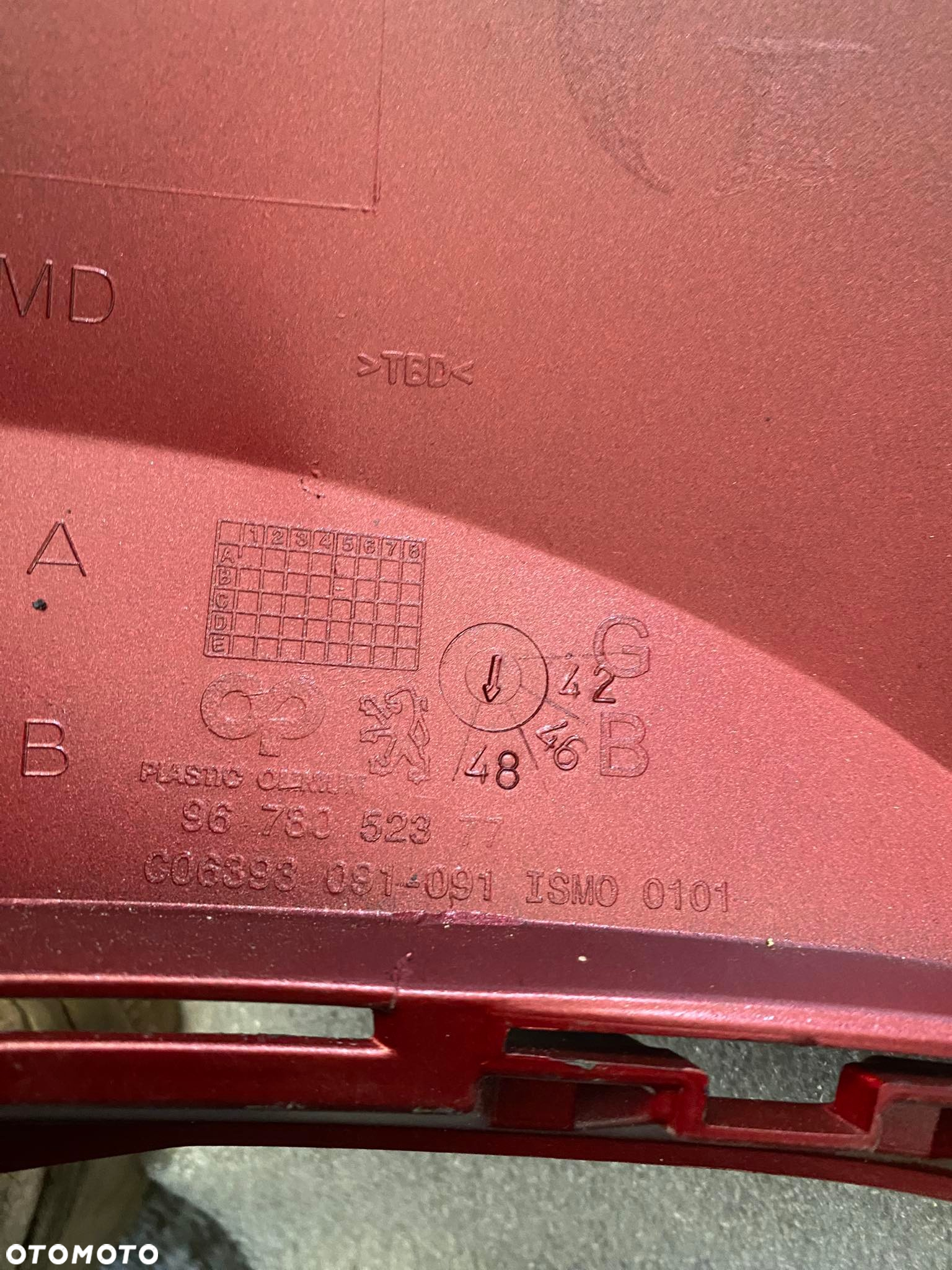 PEUGEOT NAROŻNIK BOK ZDERZAKA LEWY TYŁ 96780523 - 4