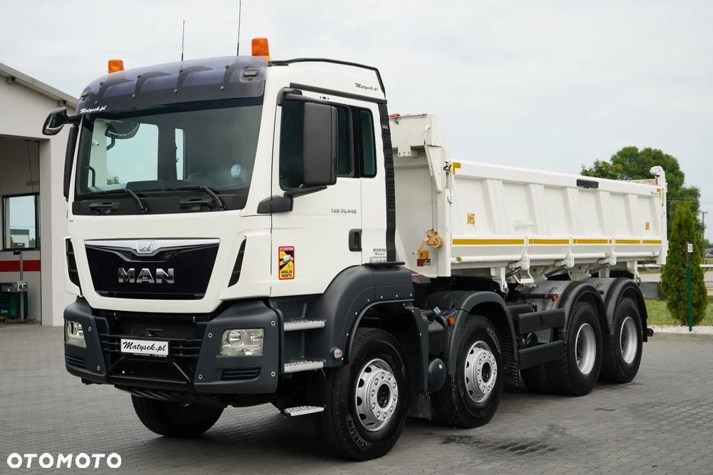 MAN TGS 35.440 / 8X4 / WYWROTKA 2 STR. / HYDROBURTA / BORDMATIC / ZABUDOWA MEILLER KIPPER - 12