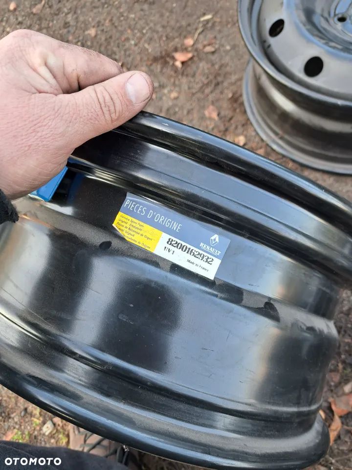 Felgi stalowe Renault Laguna II 6.1/2JxH2 ET 50 8200162932 Czujniki ciśnienia TPMS - 6