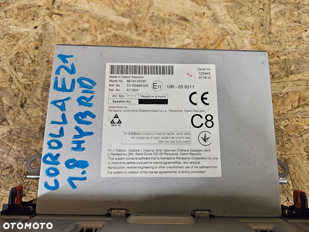 TOYOTA COROLLA E21 RADIO - 3