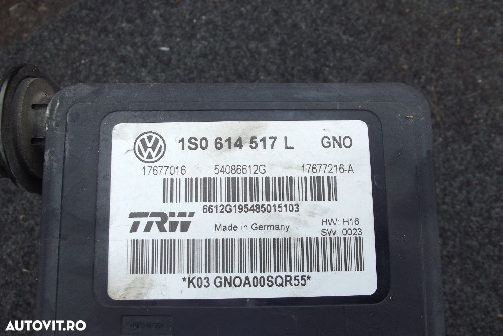ABS VW Up modul ABS calculator ABS VW UP Skoda Rapid Seat Mii Citygo - 3