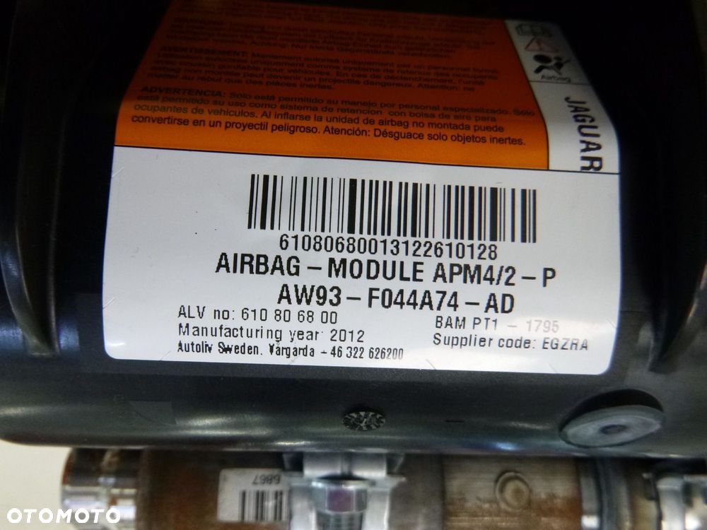JAGUAR XJ X351 AIRBAG PODUSZKA KIEROWCY PASAŻERA NAPINACZE NAPINACZ - 13