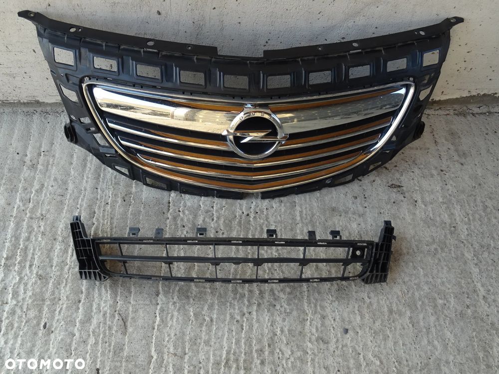 OPEL INSIGNIA A GRILL WLOT POWIETRZA ATRAPA ZDERZAKA ZNACZEK LOGO EUROPA - 6