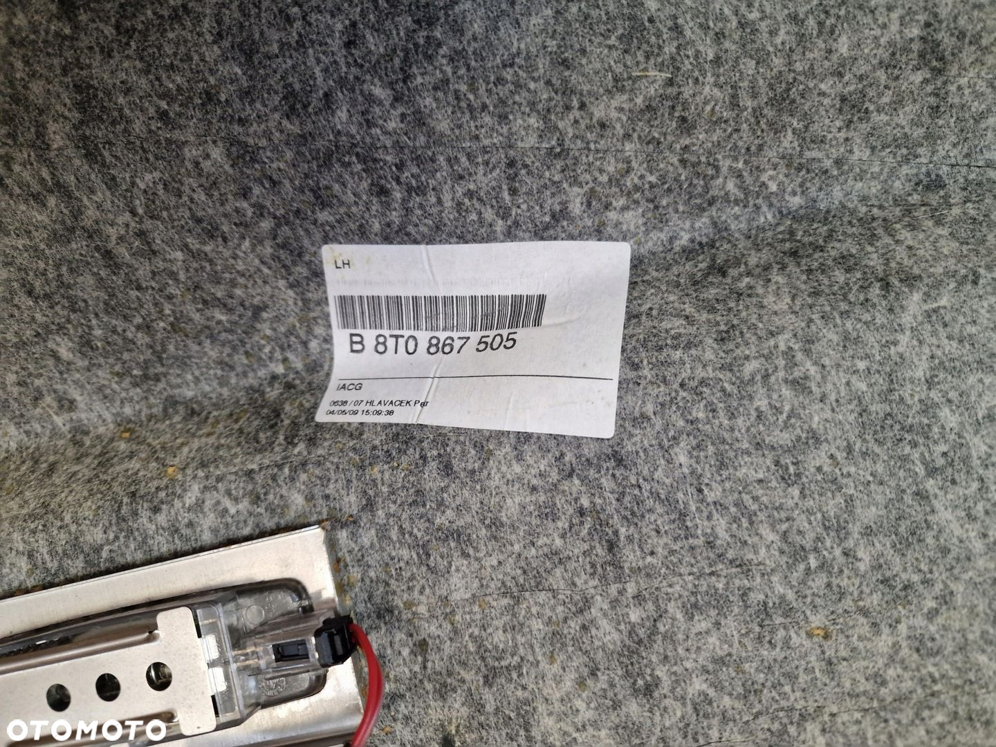 Podsufitka AUDI A5 Coupe 2010 8T0867501 8T0867505 - 8