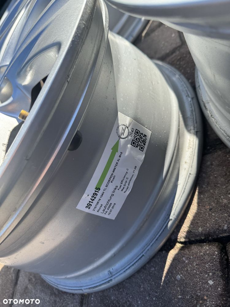 Komplet felg OE OPEL 16” 7J ET44 5x105 Używane F-Vat - 8