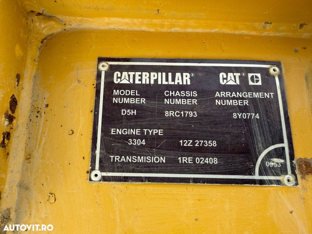 Caterpillar D5H Buldozer - 7