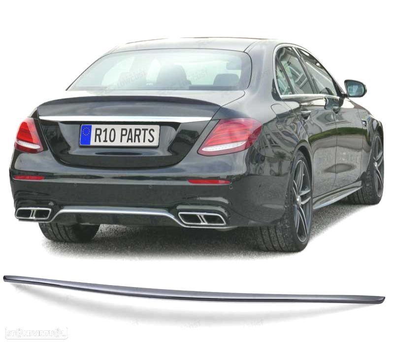 AILERON SPOILER TRASEIRO MERCEDES CLASE E W213 16- PRETO BRILHANTE - 2