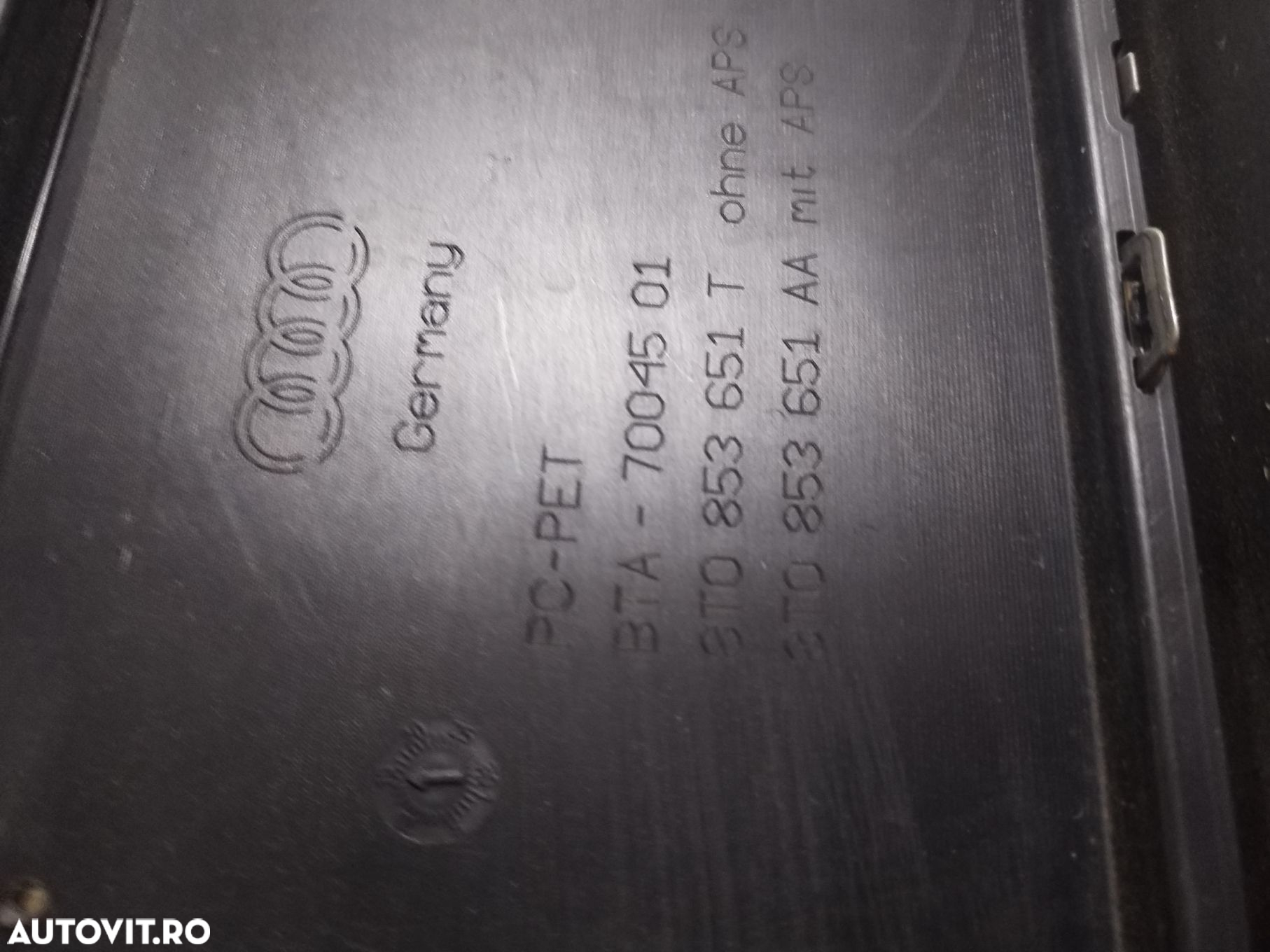 Grila radiator Audi A5, 2012, 2013, 2014, 2015, 2016, cod origine OE 8T0853651T. - 8