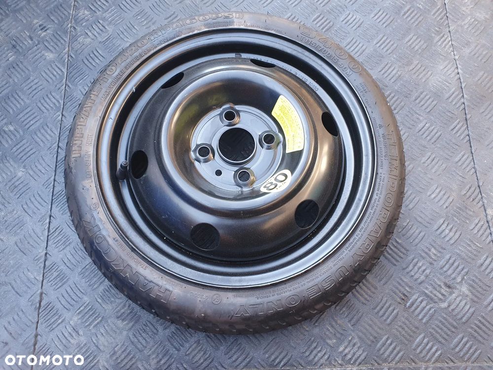 NOWE KOŁO DOJAZDOWE ZAPASOWE HYUNDAI I20 3.5JX15 4X100 115/70 R15 529101G850 - 1