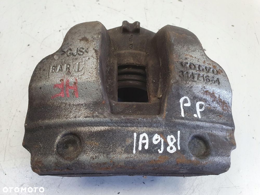 Volvo S60 II V60 I PRZEDNI ZACISK HAMULCOWY prawy przód pasażera 31471664 - 1