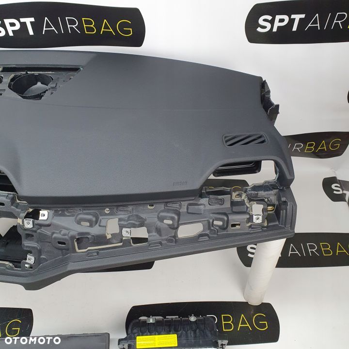 AUDI Q3 83A USA DESKA ROZDZIELCZA KONSOLA KOKPIT PULPIT PODUSZKI AIRBAG AIR BAG PASY KIT SET - 6