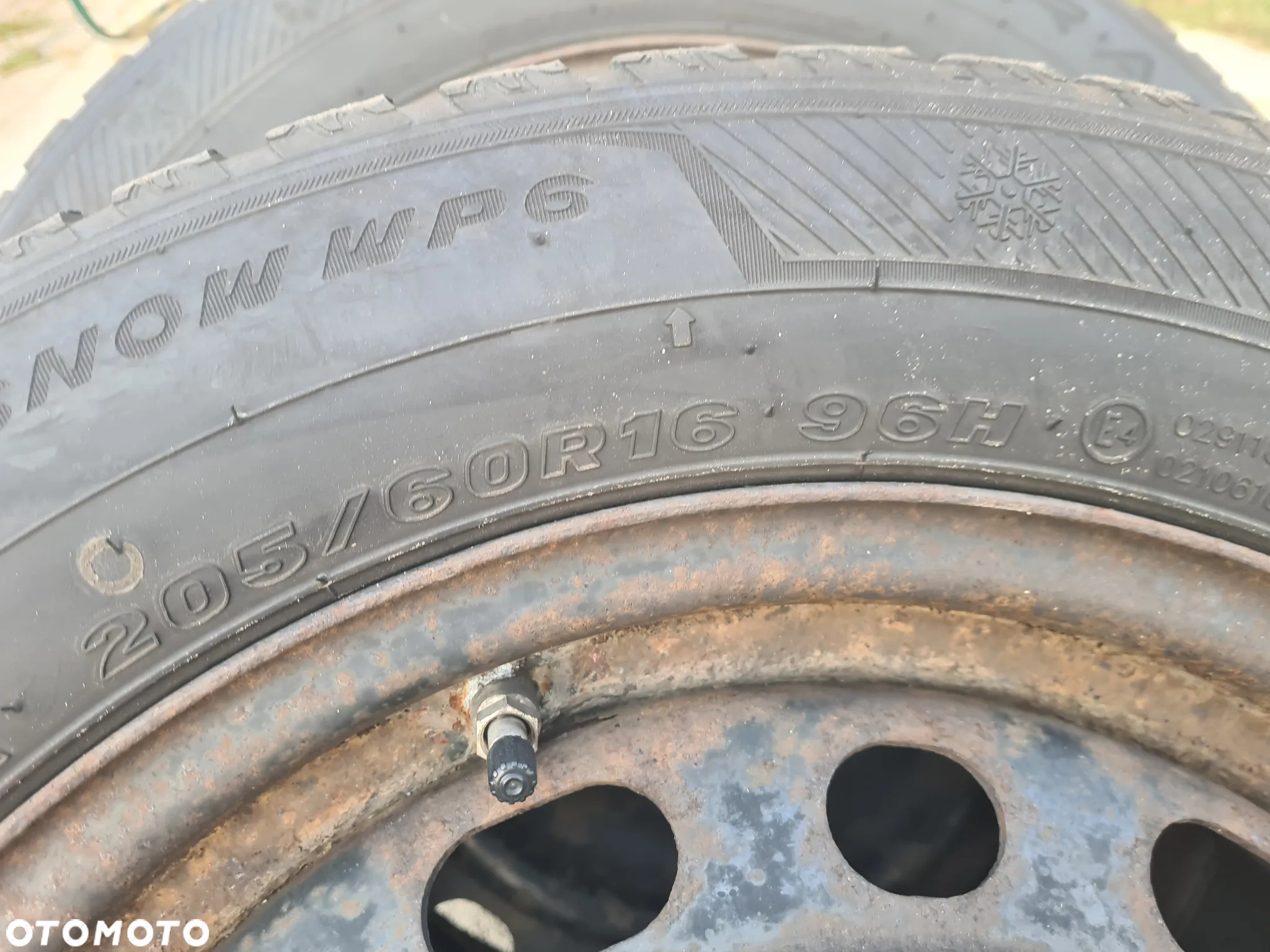 4 felgi stalowe r16" 5x114,3 Mazda 6 GH opony zima 205/60r16 maxxis 2022rok czujniki 6,5mm - 5