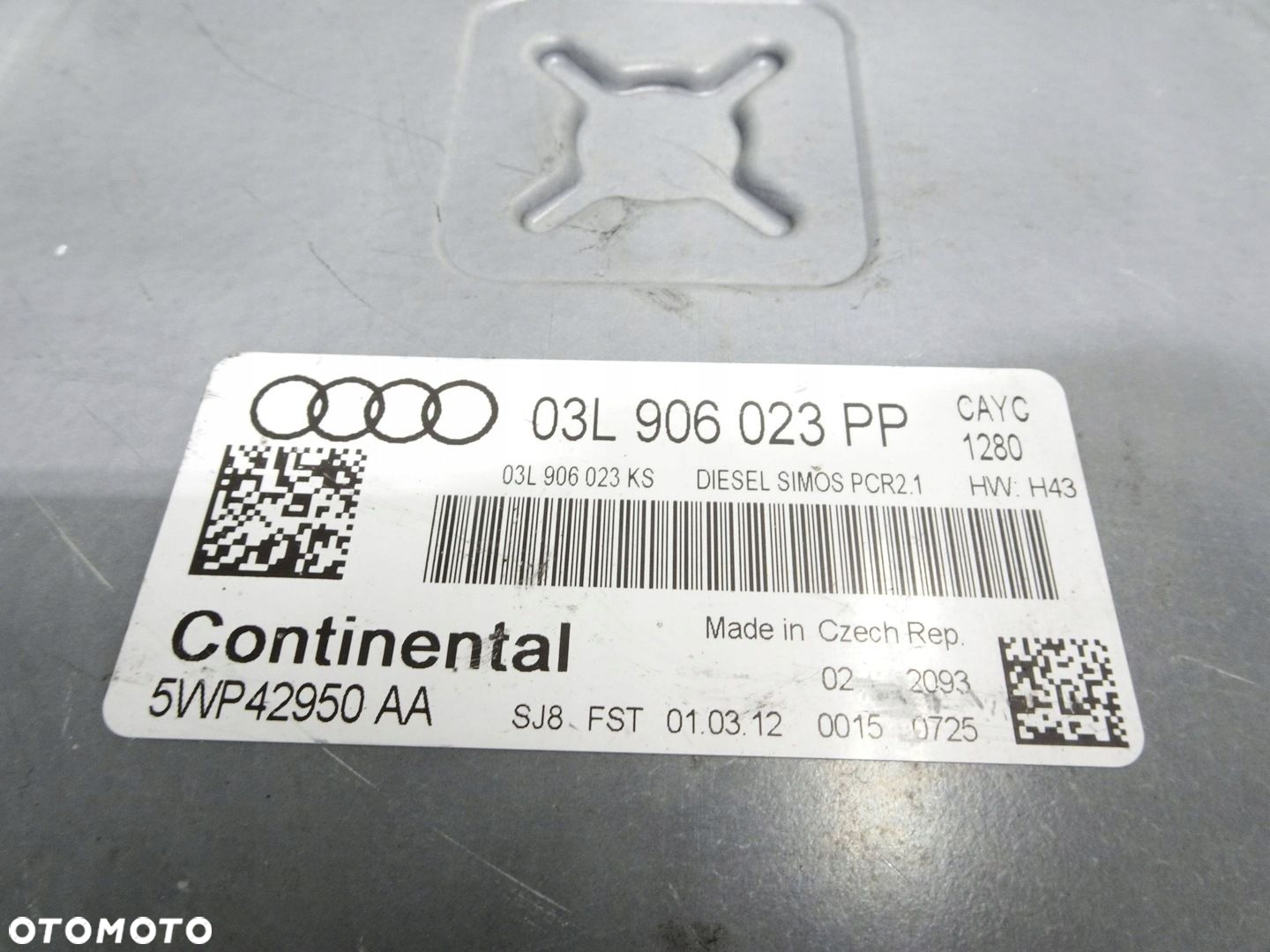 VW SKODA AUDI 1.6 TDI - KOMPUTER STEROWNIK SILNIKA - 3