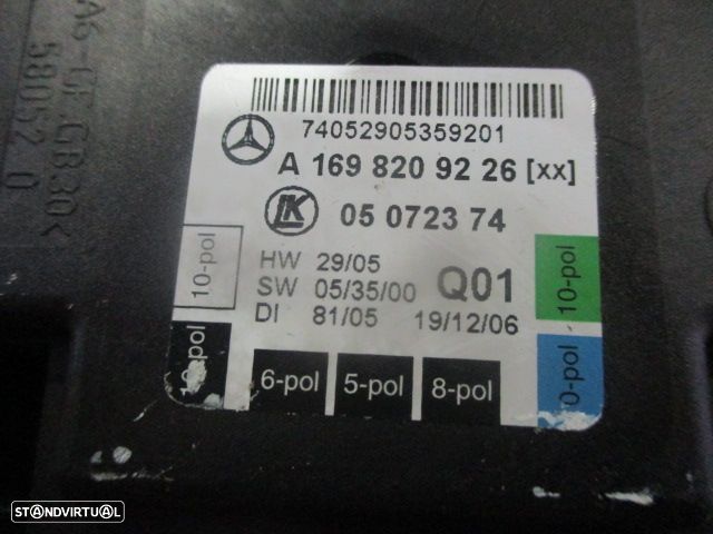 Modulo Diversos A1698209226 MERCEDES W245 2007 5P MODULO CONTROLO PORTA  TRASEIRA DIREITA - 8