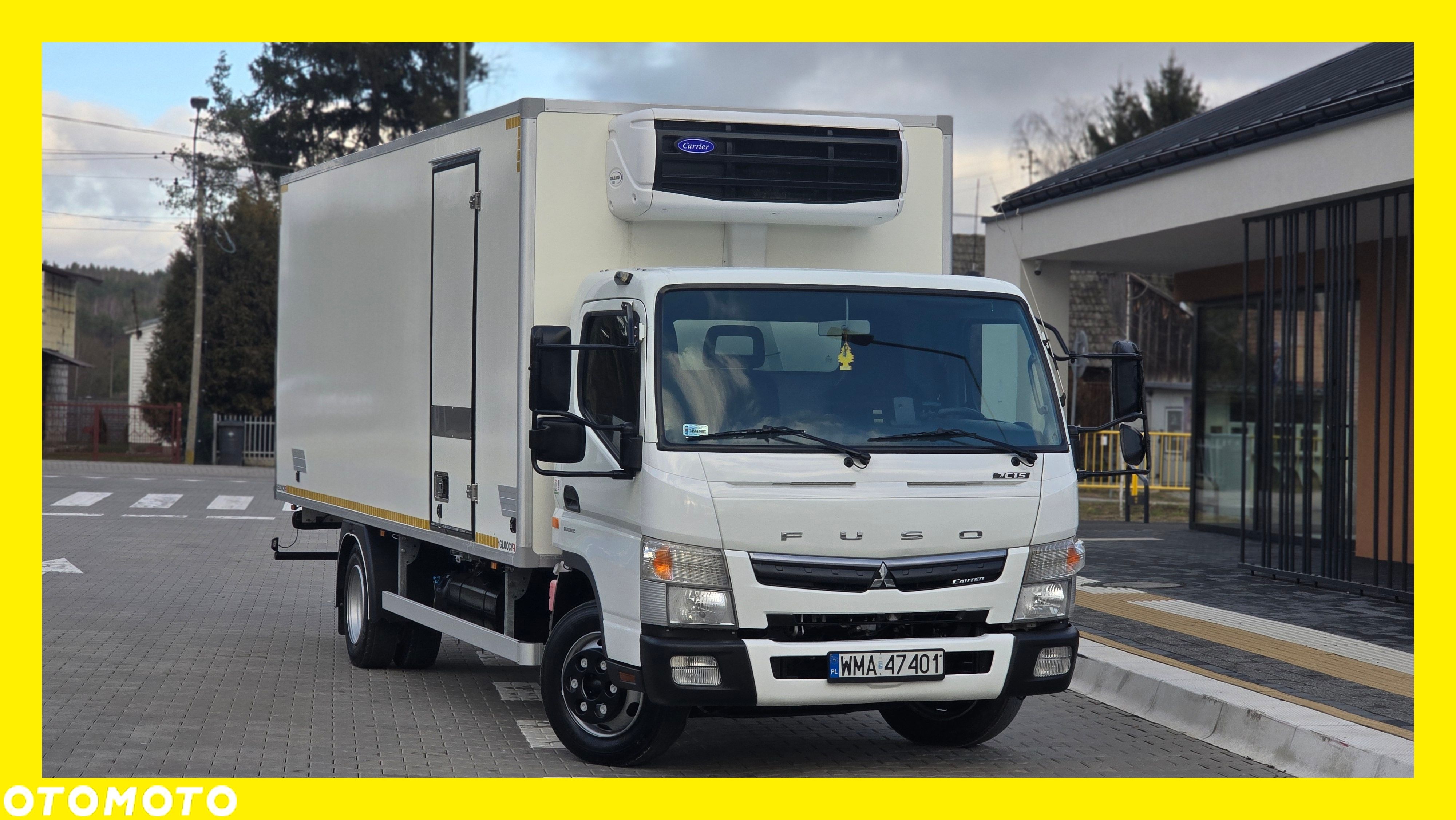 FUSO MITSUBISHI FUSO CANTER 7C15 ❗️❗️SILNIK IVECO / IGLOOCAR 6.20M 12EP / DMC 7.5T / CARRIER XARIOS 500 / SALON POLSKA / CHŁODNIA / MROŹNIA / -25 +25 / GRZANIE / ZASILANIE 230V / BLIŹNIAKI / DRUKARKA / RAMA / CABSTAR MAXITY   JAK NOWY ❗️❗️ - 1