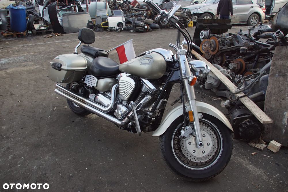 Motocykl na części - Yamaha Road Star 1600 1602 cm3 63 KM VP08 2001R Silnik Skrzynia Owiewka Osłona Laga Siedzenie Kierownica Set Wydech Koło Kierunkowskaz - 1