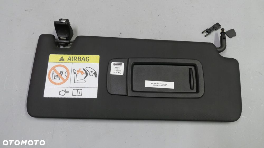 bmw g22 g23 g42 g82 osłona przeciwsłoneczna prawa daszek prawy m-pakiet - 1