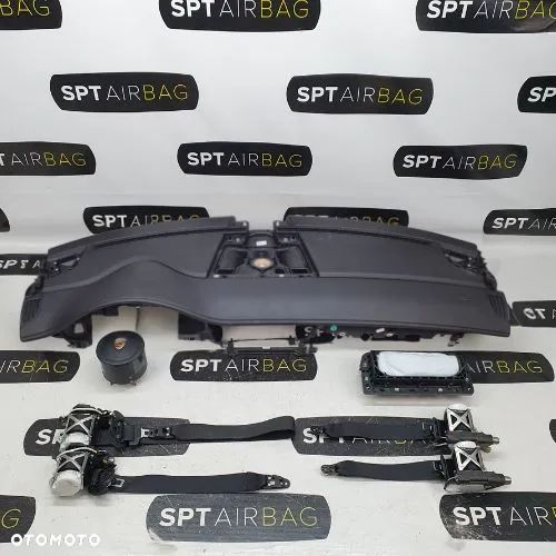 PORSCHE PANAMERA 970 DESKA ROZDZIELCZA CHROPOWATA KONSOLA KOKPIT PULPIT PODUSZKI AIRBAG AIR BAG PASY KIT SET - 1