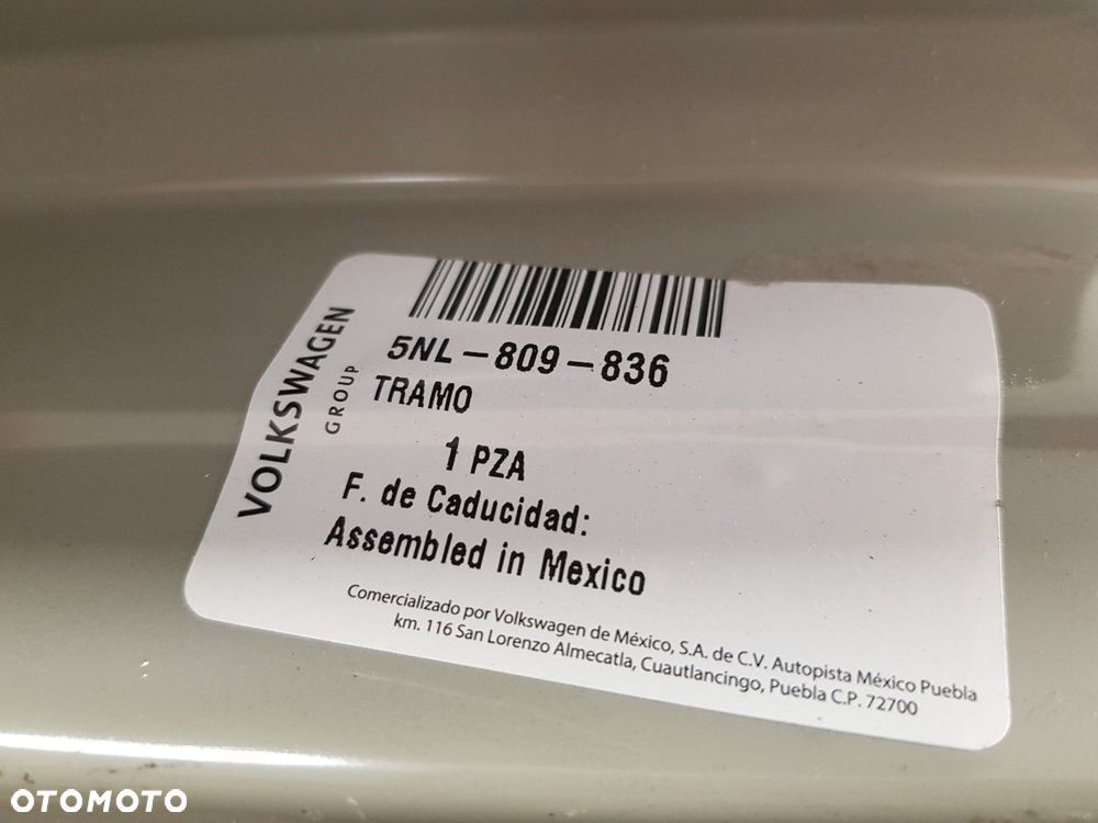 FABRYCZNIE NOWY ORYGINALNY SŁUPEK PRAWY VW TIGUAN ALLSPACE 5nl809836 - 4