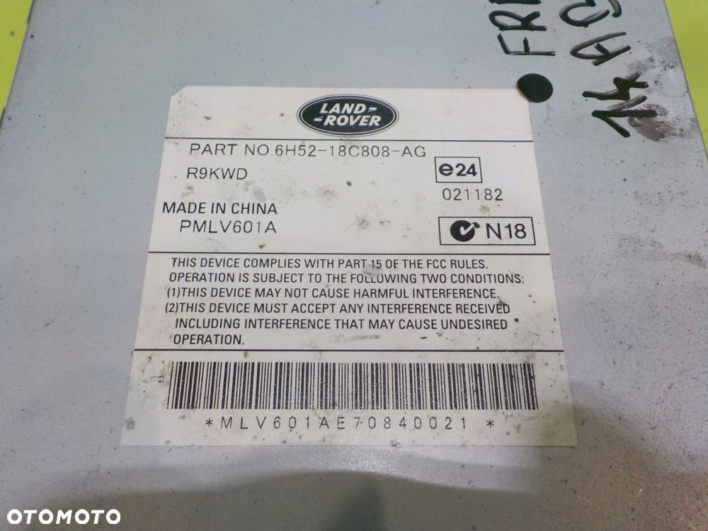 FREELANDER II 2.2 TD4 07r 5D wzmacniacz 6H52-18C808-AG - 6
