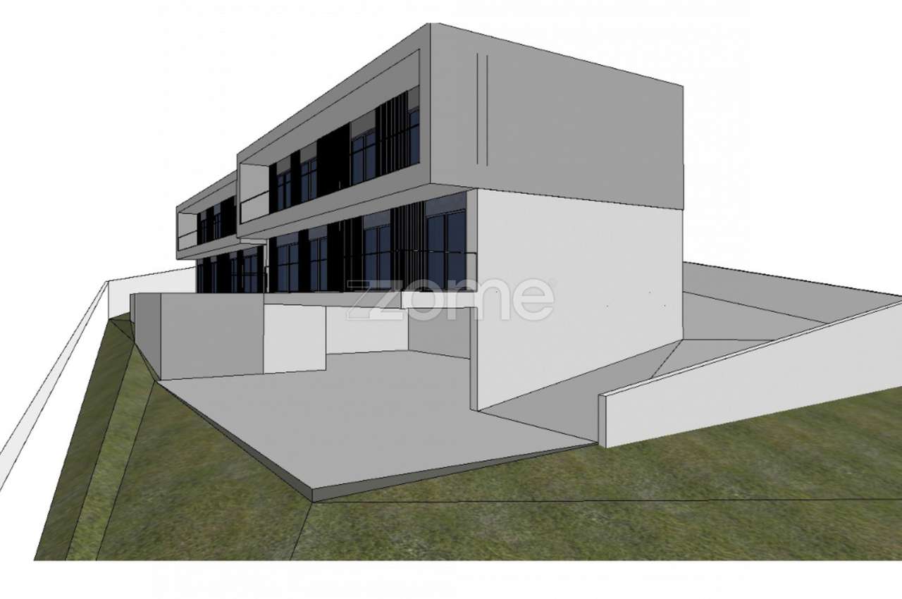 Terreno com Projeto Aprovado para 2 Moradias com Piscina - Grande imagem: 4/18
