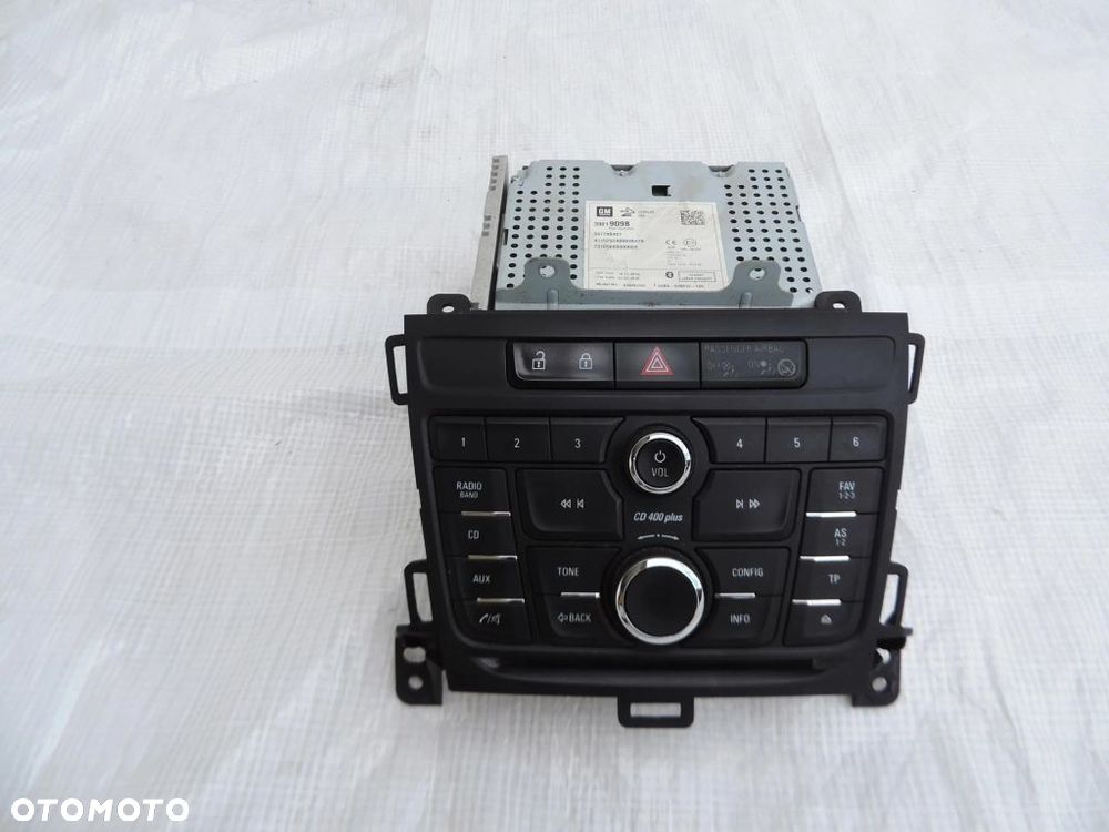 OPEL ZAFIRA C RADIO CD 400 PLUS 39019098 13474072 - 1