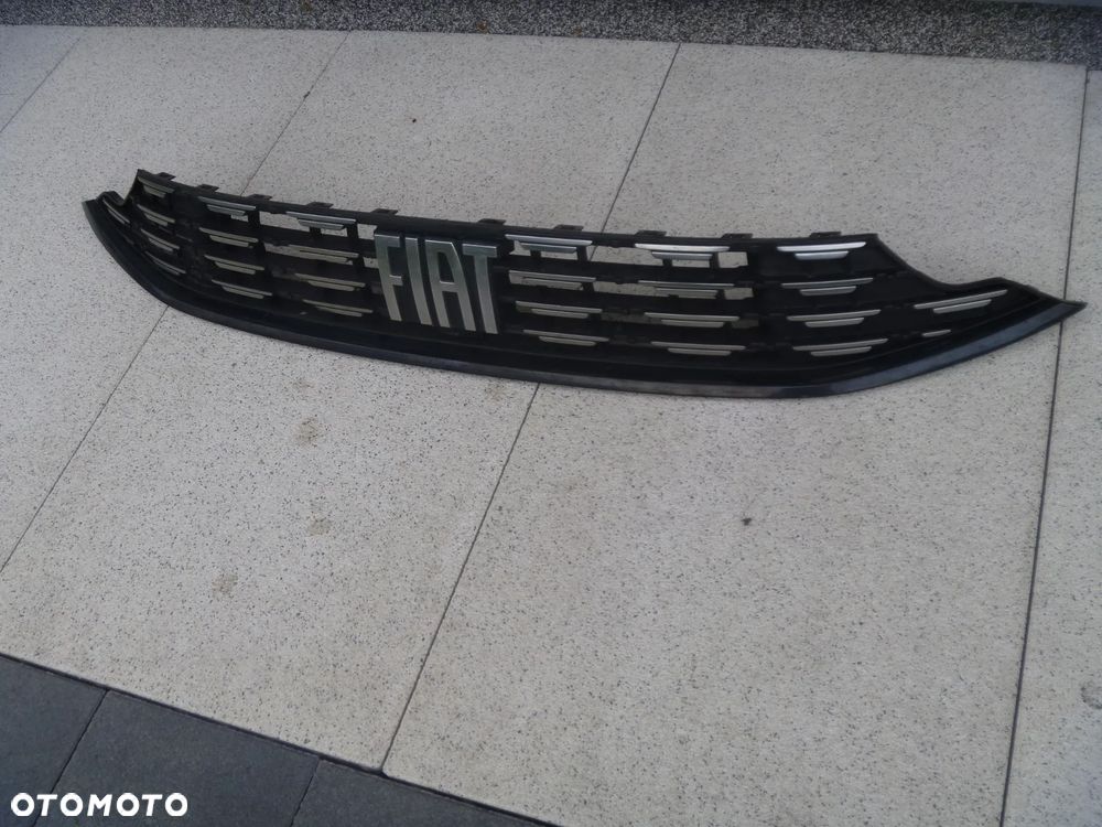 FIAT TIPO II LIFT 2020 ATRAPA CHŁODNICY CHROM ORYGINAŁ 73573464 - 3