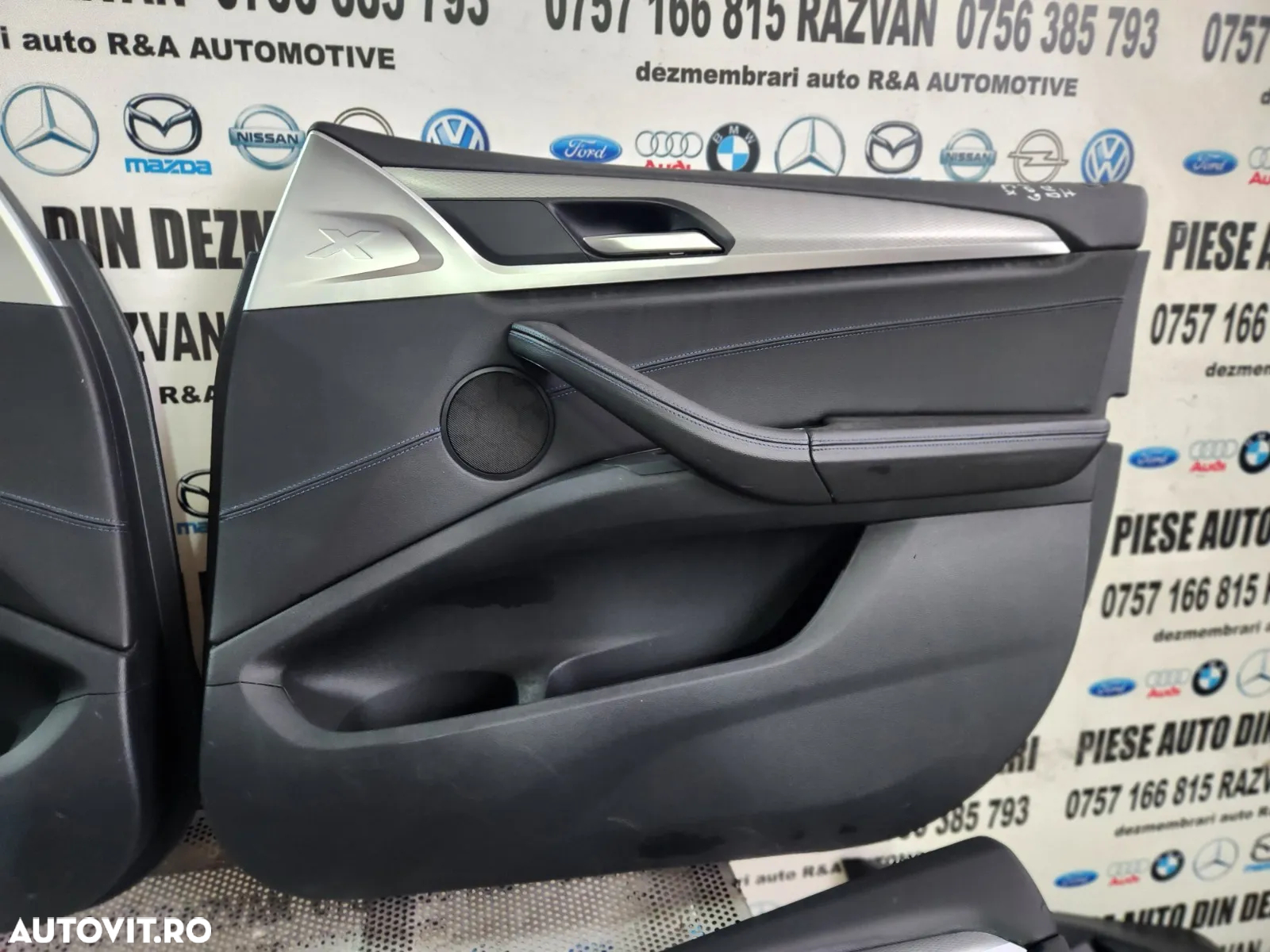 Fete Fata Tapiterie Usa Stanga Dreapta Fata Spate M Paket Bmw X3 X4 G01 G02 F97 F98 Lumini Ambienta - 6