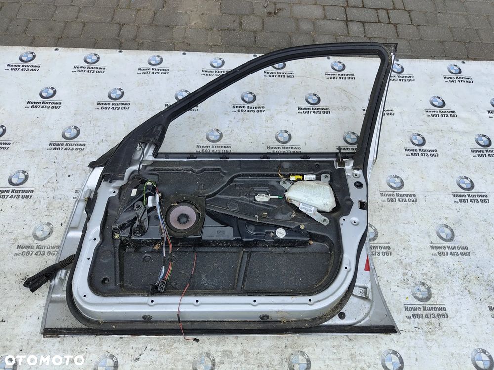BMW E39 Drzwi prawe przednie przód Titansilber 354/7 - 6