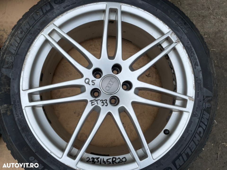 Jante aliaj originale AUDI Q5 cu cauciucuri vara 255/45R20 - 4